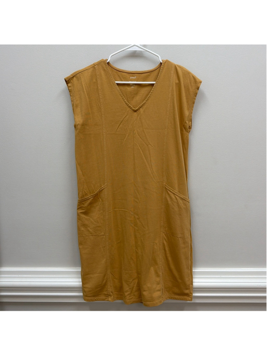 purejill Dresses & Skirts - PureJill Easy Knit 2 Pocket Mustard Yellow Dress Sz Small!